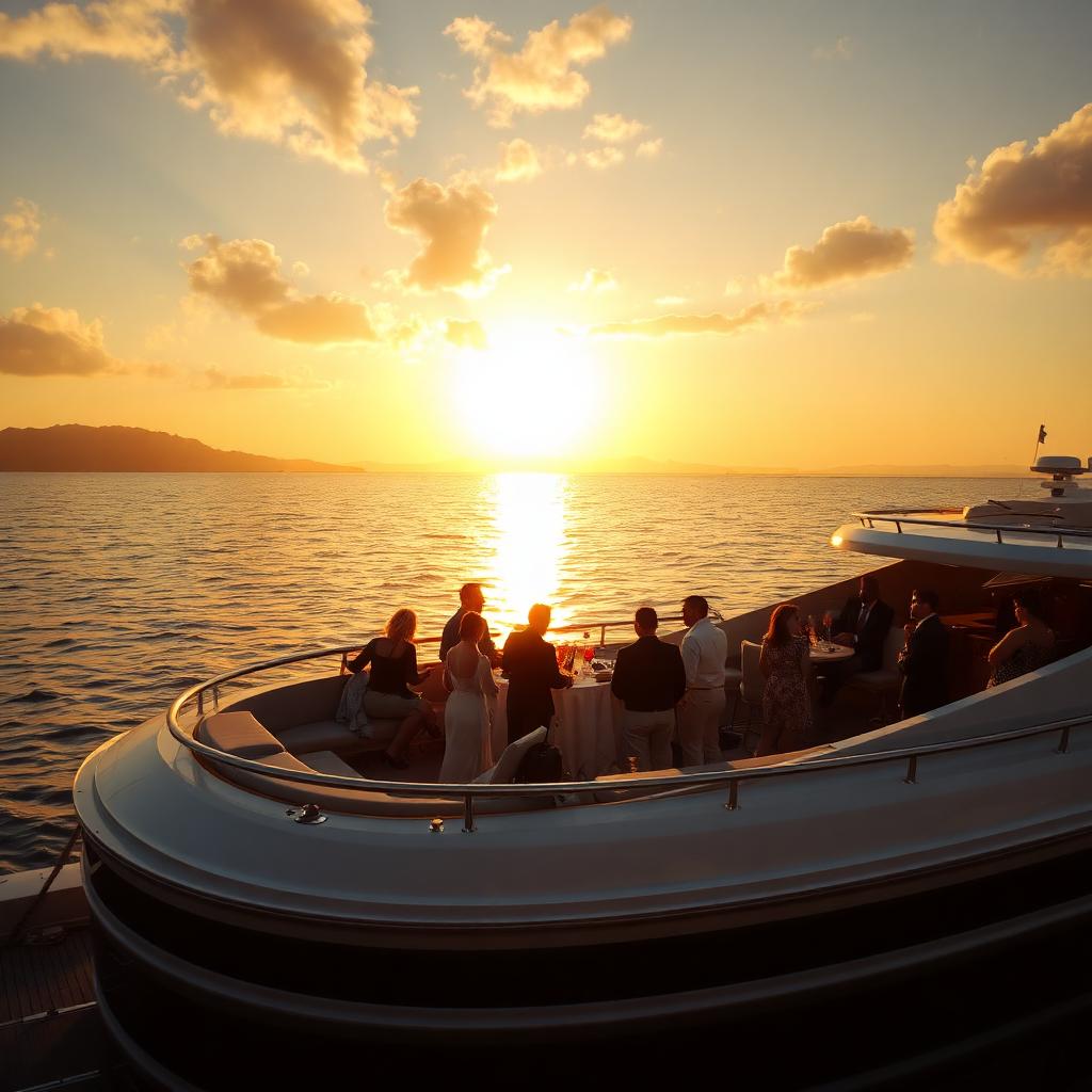 On location: a yacht in the South of France